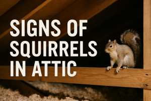 squirrels in the attic wildlife removal services